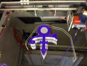 prince magnet 2d art 3d print model - Mito3D