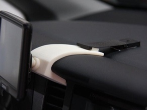 gps dash mount 2015 toyota sienna de la automoción garmin soporte monte 3d print model - Mito3D