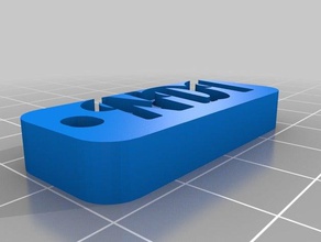 ndi tag keychain keychains customized 3d print model - Mito3D