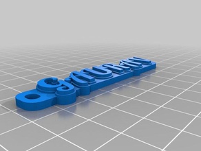 gaurav Anahtarlık özelleştirilmiş 3d print model - Mito3D