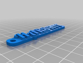 137 harshit keychains customized 3d print model - Mito3D