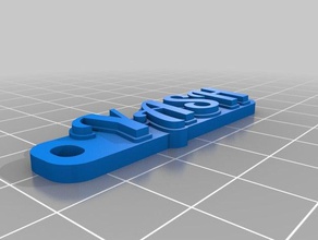 232 yash Anahtarlık özelleştirilmiş 3d print model - Mito3D