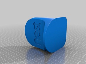 support thermostat nest other 3d print model - Mito3D