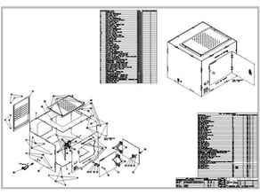 componenti case da cpl foglio 2dxf altri 3d print model - Mito3D