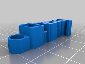mi chevy organización personalizado 3d print model - Mito3D
