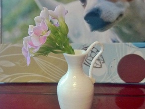 petit pichet décor de la décoration fleur pot collier planteur 3d print model - Mito3D