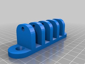 il mio personalizzato tabella laterale di supporto del cavo tirante ancoraggio organizzazione 3d print model - Mito3D