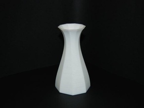 vaso de 6 a 8 decoração o flor torcida 3d print model - Mito3D