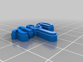 improvvisata cupcake topper i portachiavi personalizzato 3d print model - Mito3D