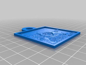 llaveroconsu 2d art customized 3d print model - Mito3D