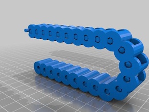 my customized fully parametric cable chain 3d printer parts 3d print model - Mito3D
