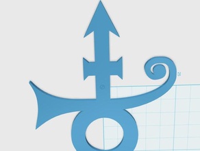 love symbol tribute prince signs logos 3d print model - Mito3D