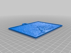 shauns lax vara 2d a arte personalizado 3d print model - Mito3D