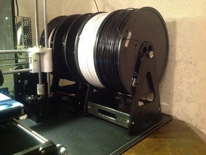 anet a8 omni m505 filamento rolo de suporte 3d a impressora partes 3d print model - Mito3D