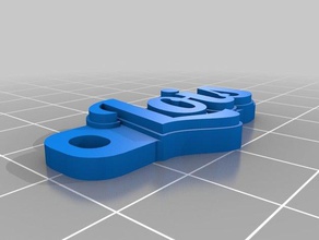 lois Anahtarlık özelleştirilmiş 3d print model - Mito3D