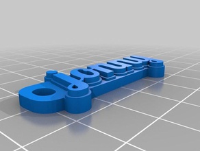jonny Anahtarlık özelleştirilmiş 3d print model - Mito3D