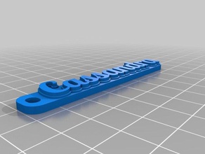 cassanda keychains customized 3d print model - Mito3D