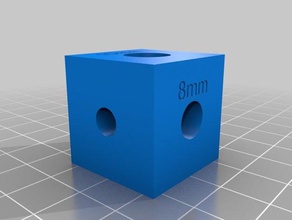 test cube m6 m8 m10 3d drucken tests 3d print model - Mito3D