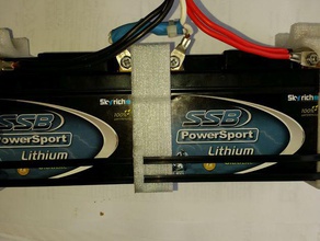 monte powersport baterías blackhawk lowboy quad ppg al aire libre de la batería montaje 3d print model - Mito3D