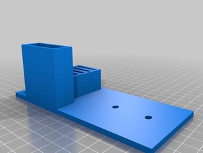 wanhao duplicator i3 sd card caddy socket 3d printer accessories holder 3d print model - Mito3D