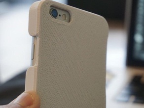 iphone 6 case denser cover mobile 3dsolio apple cellphone 3d print model - Mito3D