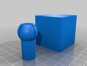 mon paramétrique personnalisé balle de socket interne pièces 3d print model - Mito3D
