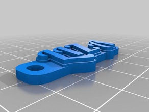 8th liza keychains customized 3d print model - Mito3D