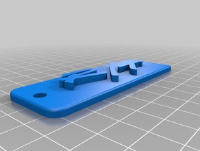 dodge rt Anahtarlık Otomotiv 3d print model - Mito3D