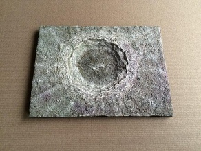copérnico cráter de la luna las esculturas nasa topografía 3d print model - Mito3D