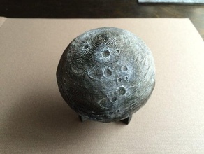 asteroid vesta Skulpturen der nasa planet Topographie 3d print model - Mito3D