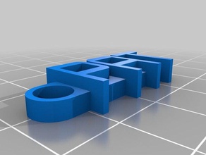 pat organización personalizado 3d print model - Mito3D