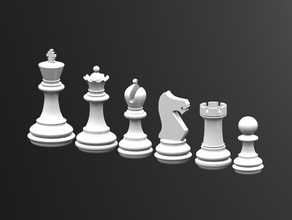 chess game 3d print model - Mito3D