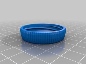 il mio personalizzata del contenitore coperchio zigrinato contenitori 3d print model - Mito3D