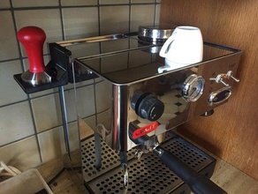 tamper holder lelit coffee machine 57mm kitchen dining 3d print model - Mito3D