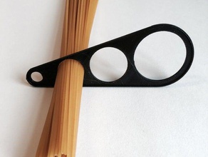 spaghetti strumento di misura cucina pranzo 3d print model - Mito3D