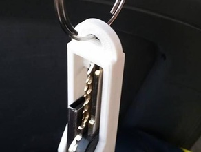 custom keychain keychains 3d print model - Mito3D