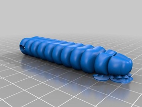 çıngırak çıngıraklı yılan destekler tarar kopyaları 3d print model - Mito3D