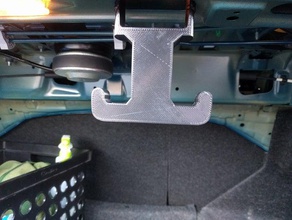 2013 honda civic trunk hook automotive shopping bag 3d print model - Mito3D