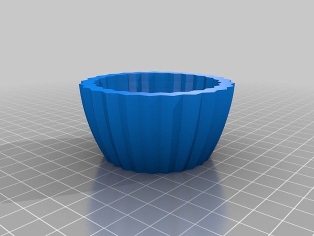 cupcake fondo i contenitori personalizzato 3D print model - Mito3D