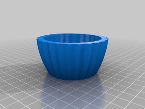 cupcake bottom containers customized 3d print model - Mito3D