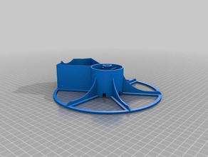 hatchbox filamento carretel de gavetas organização personalizado 3d print model - Mito3D