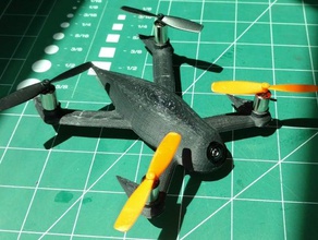 fpv böse Insekt quadcopter rc Fahrzeuge 3d-Drucker 3d print model - Mito3D