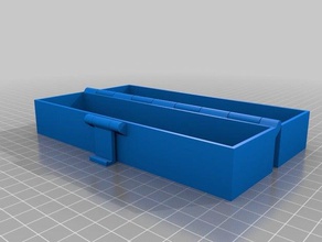 meine angepasste Schnalle box bedruckbar einem Stück 3d drucken tests 3d print model - Mito3D