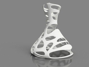 voronoi vazo dekor 3d sanat moda ev mutfak modern Sanat heykel stil vazolar tasarım tarzı 3d print model - Mito3D