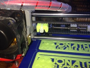 simple ziptie el tensor de la correa 3d impresora accesorios gt2 cinturón huxley reprap 3d print model - Mito3D