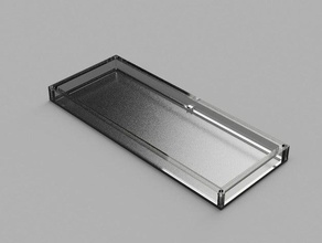 keyboard case wo lid electronics mechanical 3d print model - Mito3D