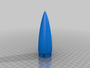 roserocket modular model rocket hobby customized 3d print model - Mito3D