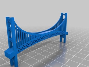 mackinac bridge 3d stampa 3d print model - Mito3D