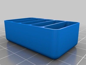 lipo battery box 25x8x15 organization customized 3d print model - Mito3D
