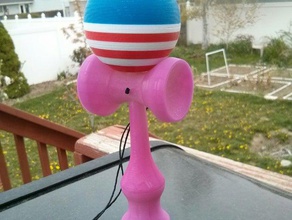 kendama openscad games 4th july multicolor toy usa 3d print model - Mito3D